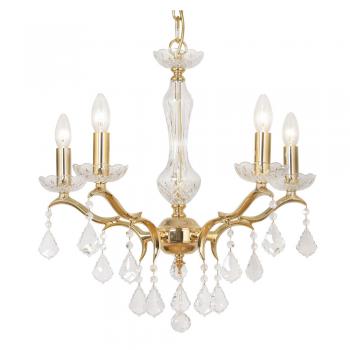 Isabella 5/6 Ceiling Light- Gold & Chrome Finishes