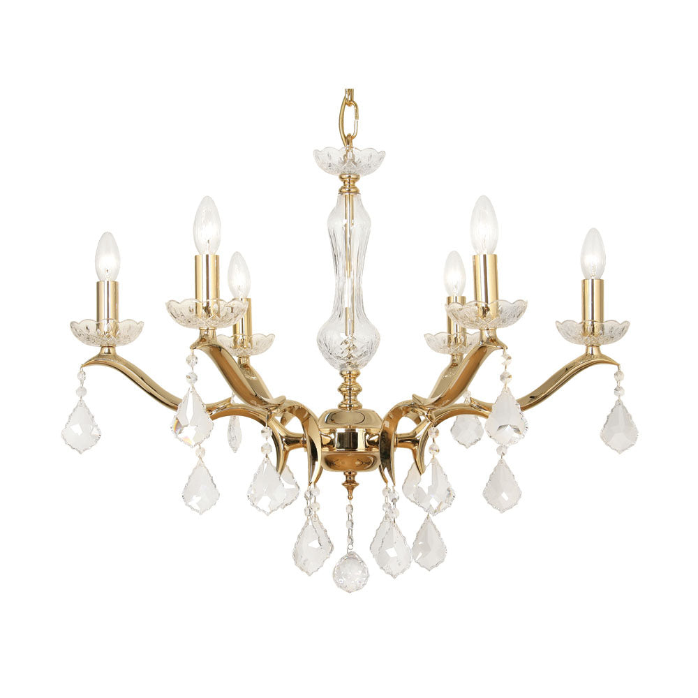 Isabella 5/6 Ceiling Light- Gold & Chrome Finishes