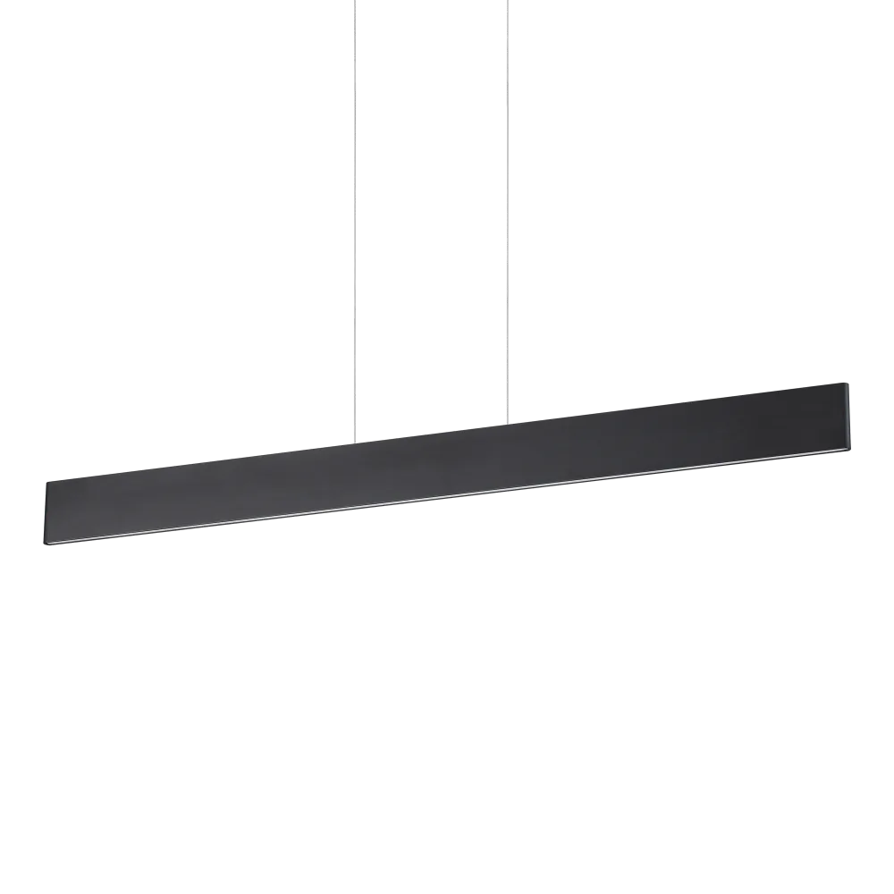Desk LED Linear Pendant - White/Black
