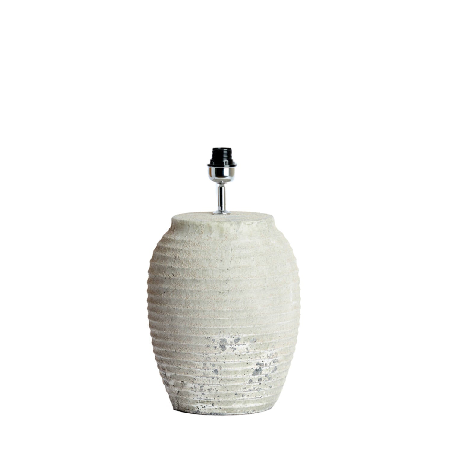 Cassaro Lamp Base - Ceramics Texture Grey