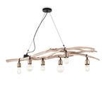 Driftwood 6Lt Kitchen Pendant