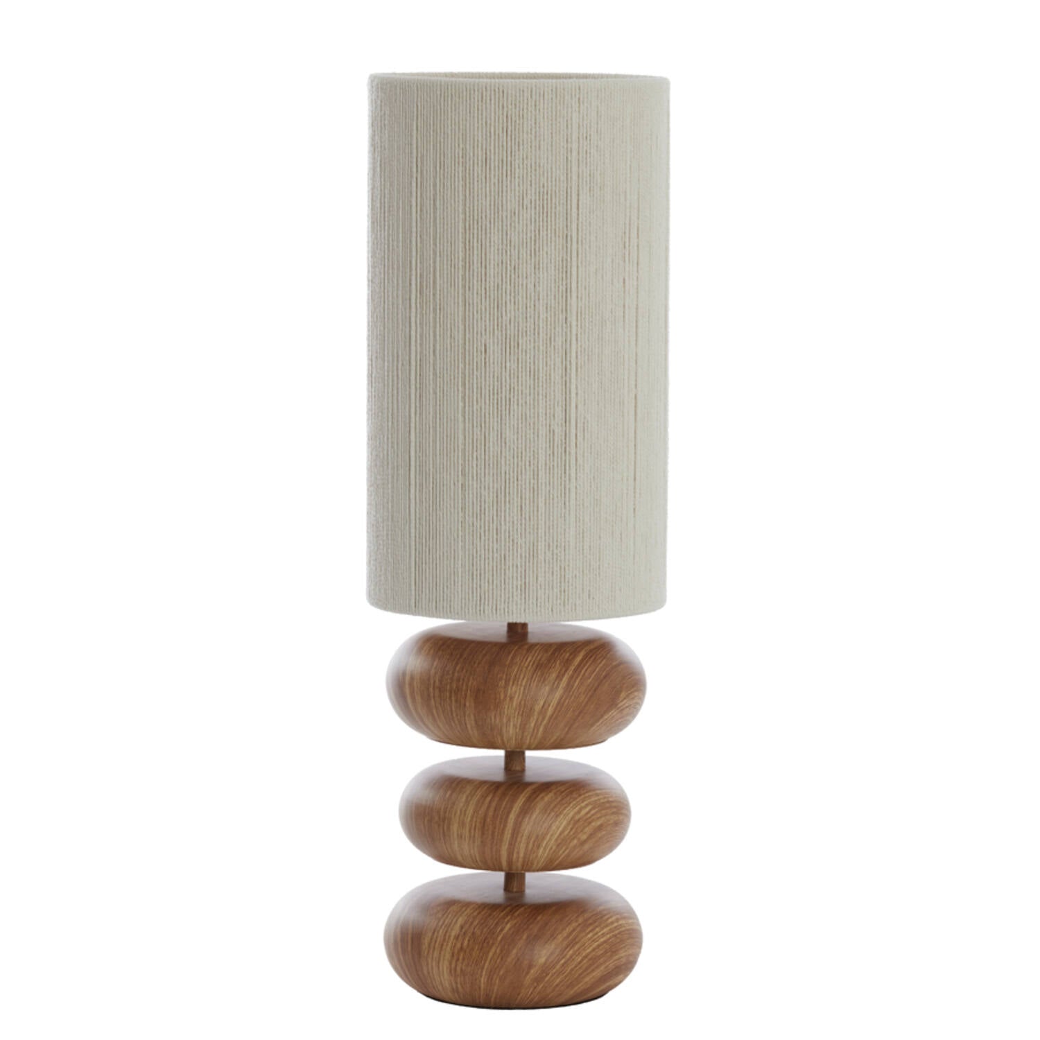 Danialo Table Lamp- Cream/ Brown Finishes