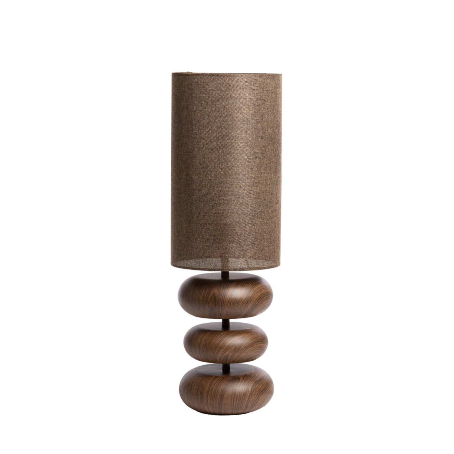 Danialo Table Lamp- Cream/ Brown Finishes