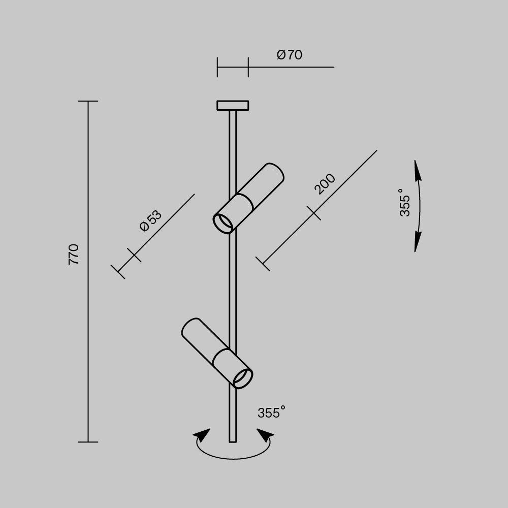 Ceiling lamp Elti Spot Light Fitting