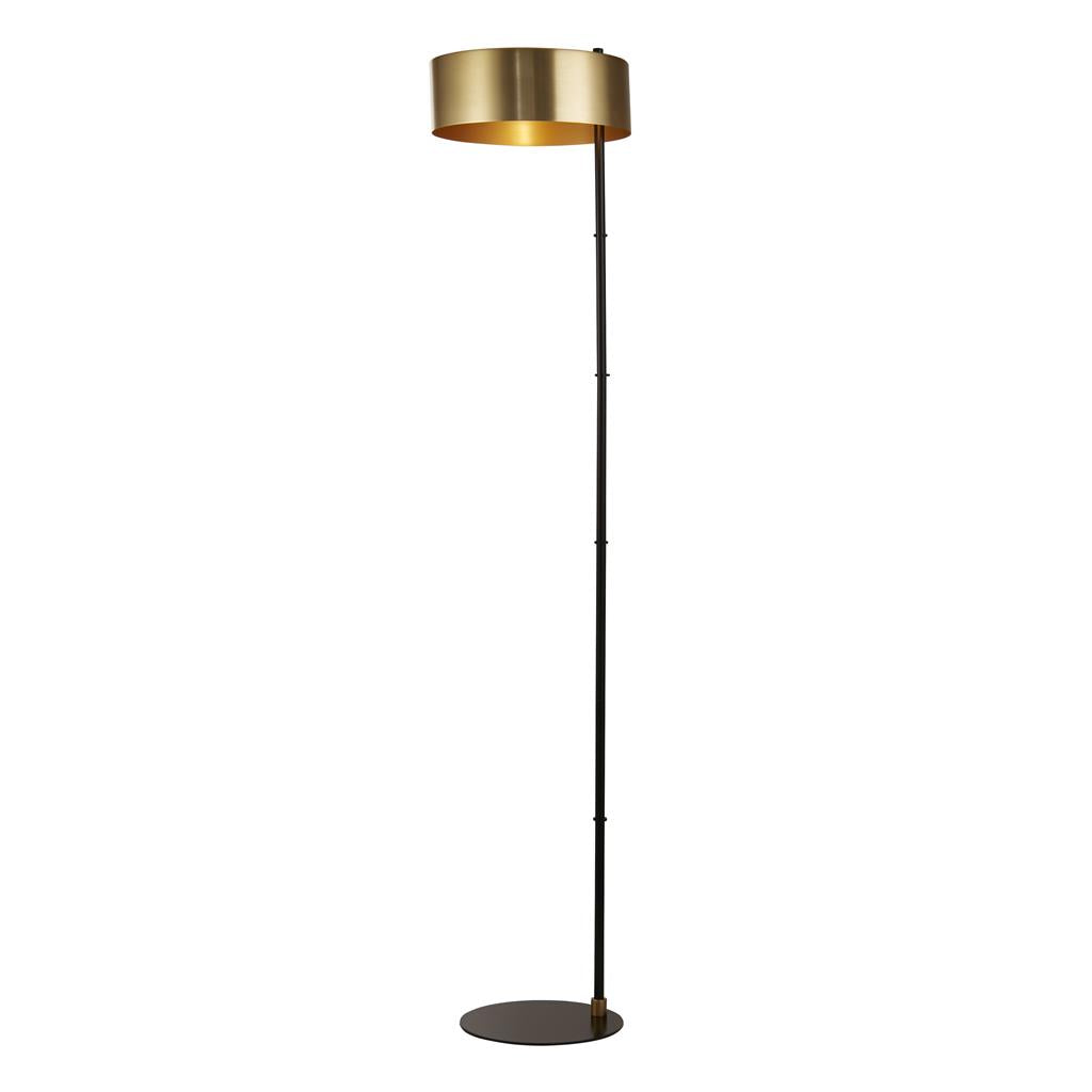 Knox Floor Lamp - Black & Gold Metal E27