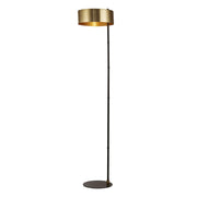 Knox Floor Lamp - Black & Gold Metal E27