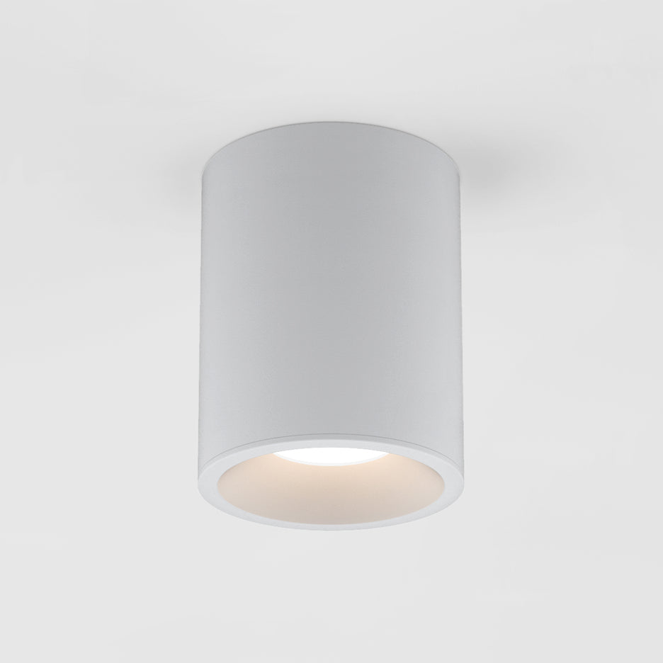 Kos Textured Black Flush Light IP44