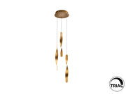 Twist - Lamp 3L Black/Gold Ip20 Integrated Led