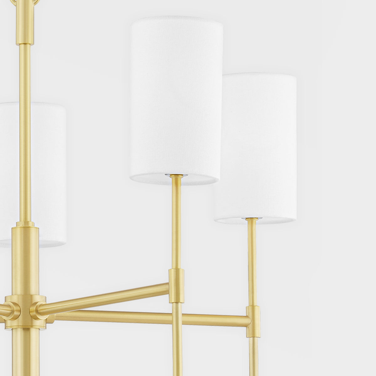Olivia 5Lt Chandelier - Aged Brass