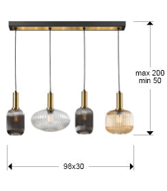 Norma Kitchen Light - Matt Black Finish