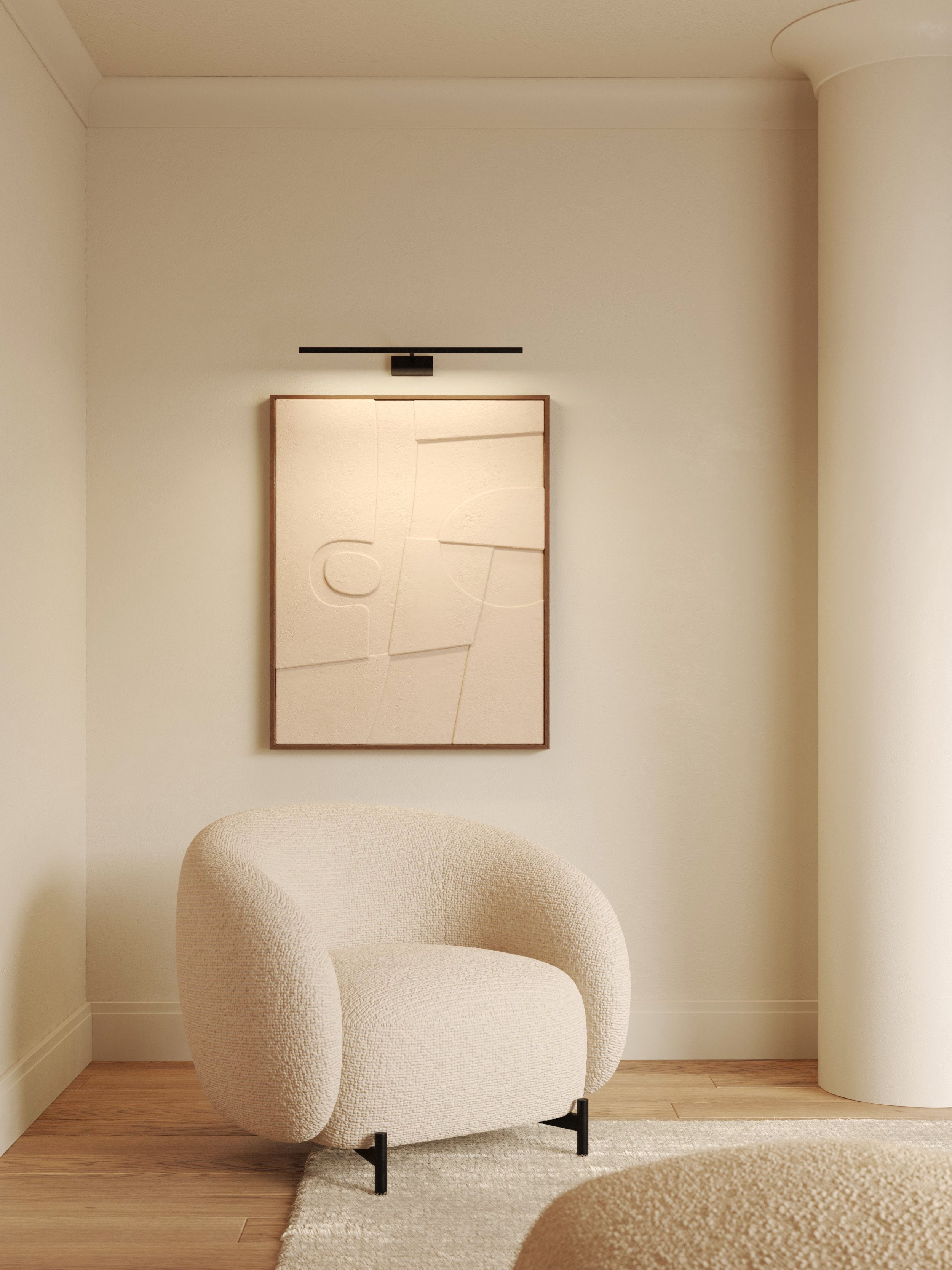 Mondrian 400/600 LED Picture Light- Bronze/ Matt Black