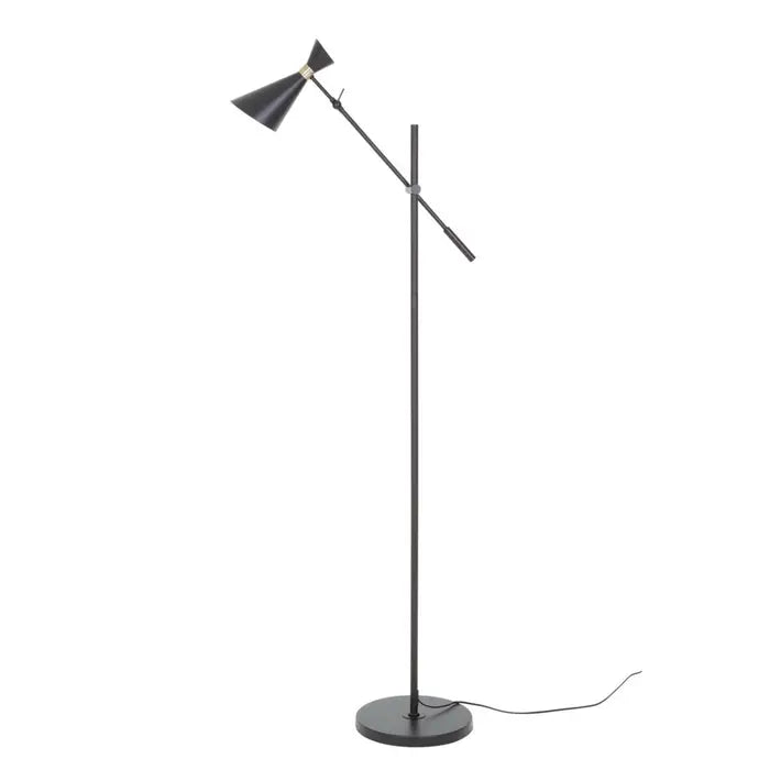 Linus Black And Gold Floor Lamp