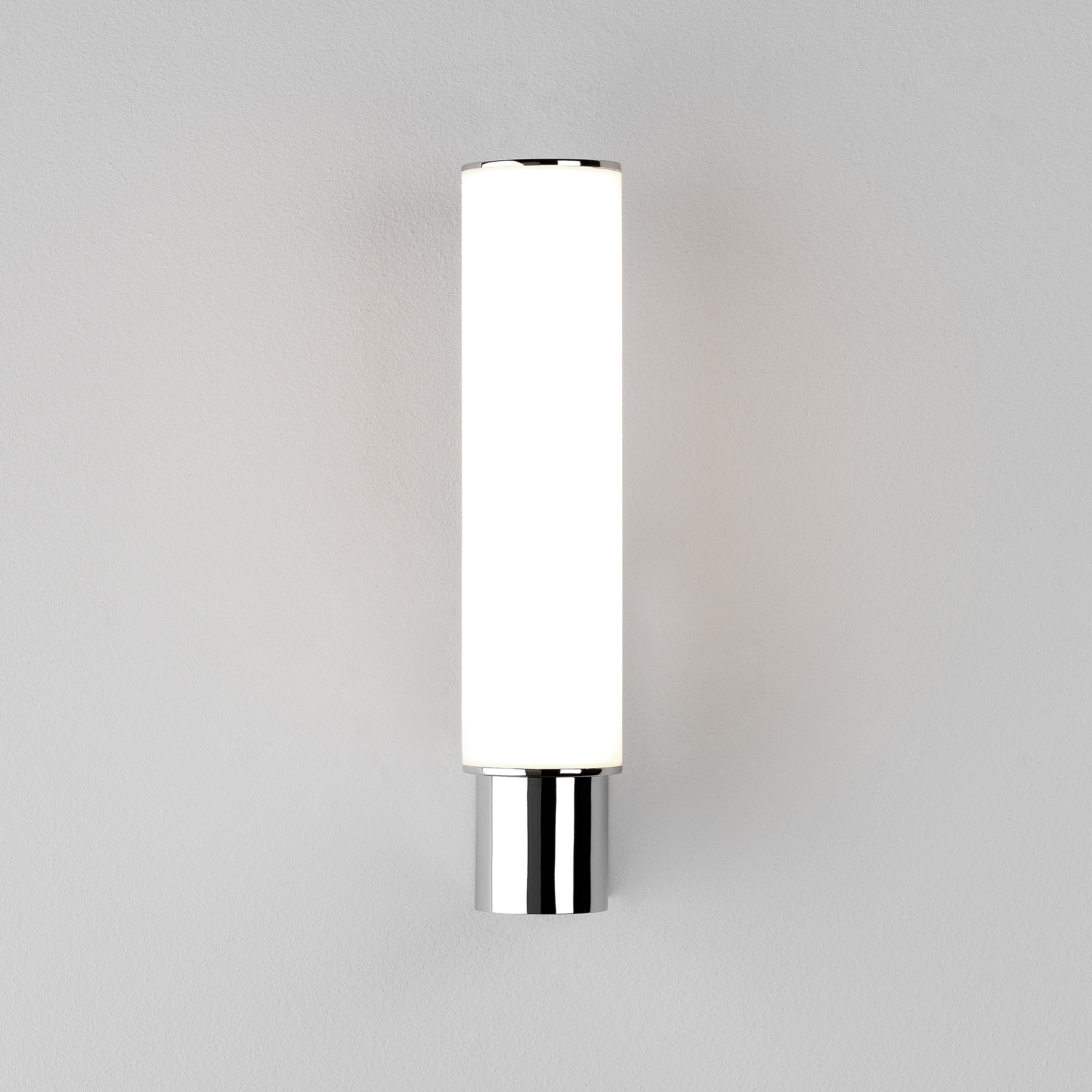 Kyoto LED Bathroom Wall Light- Matt Black/ Polished Chrome