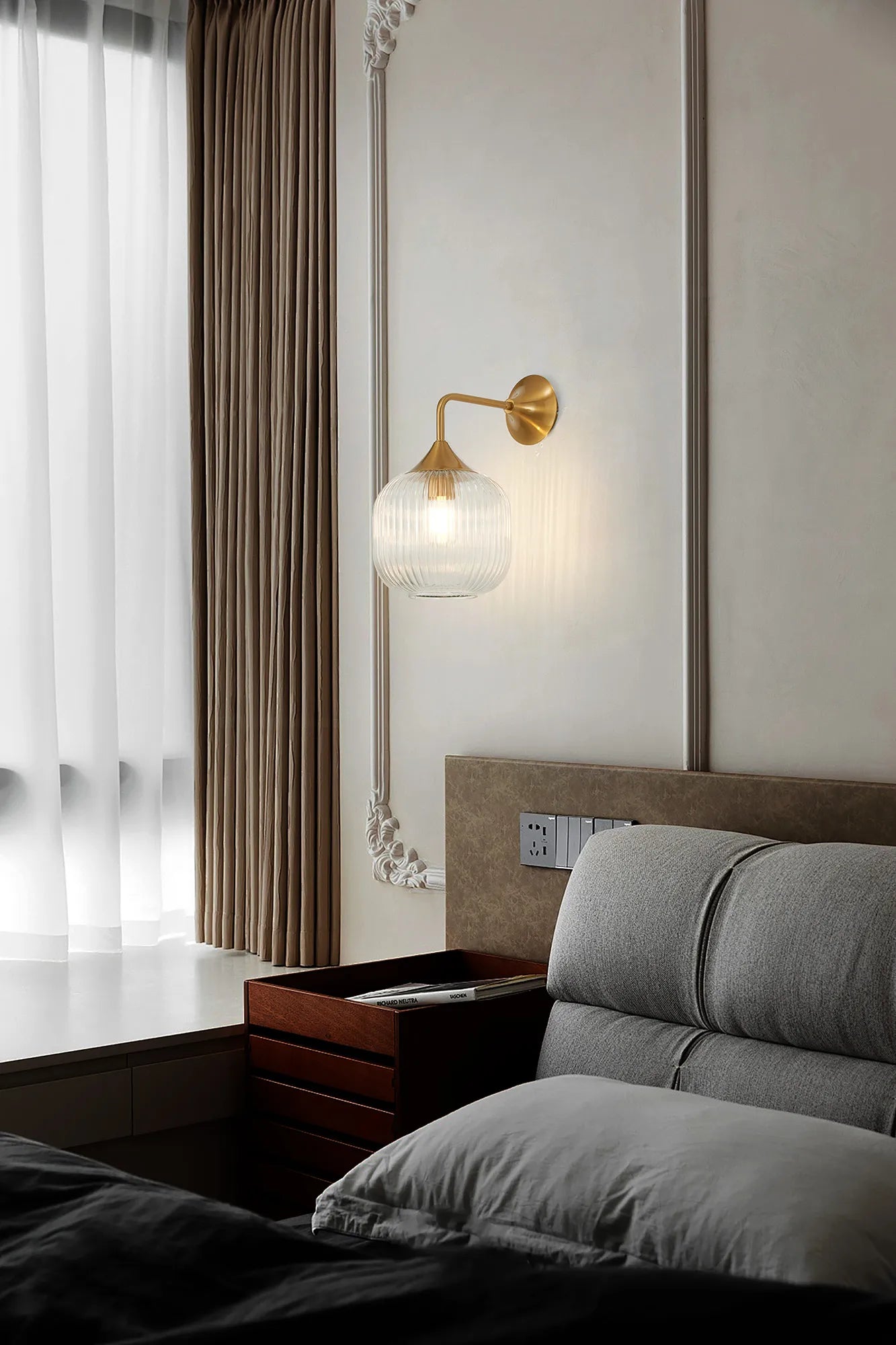 Benalla Wall Light Switched, 1 x E27