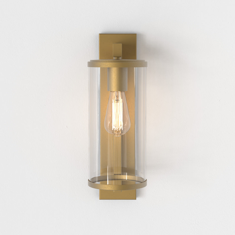 Pimlico Outdoor Wall Light - Antique Brass Finish CLEARANCE