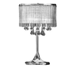 Ophelia 3Lt Table Lamp - Chrome Finish