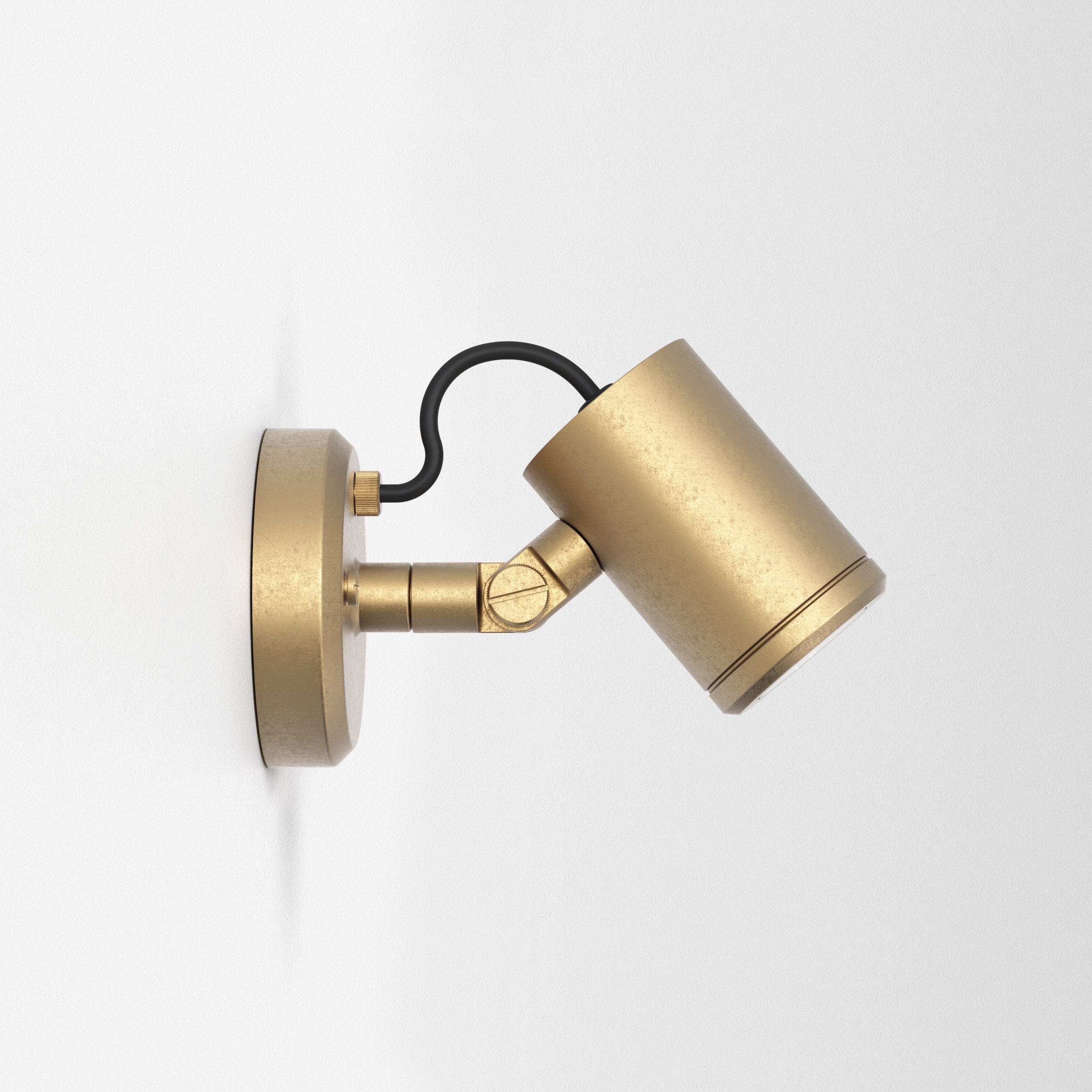 Jura Single Spot Spotlight IP65 - Solid Brass