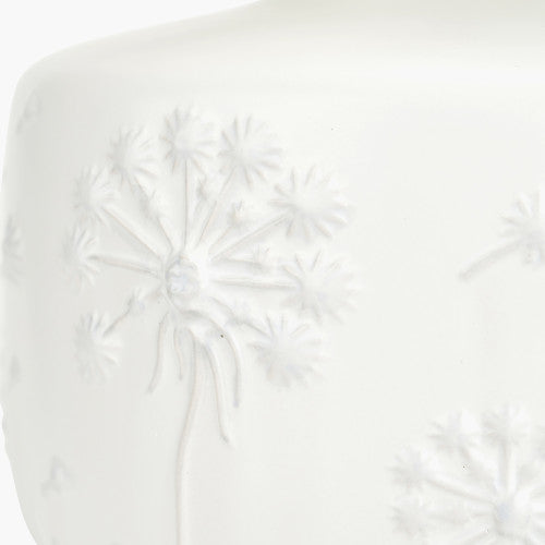 Flora Table Lamp- White Floral Ceramic
