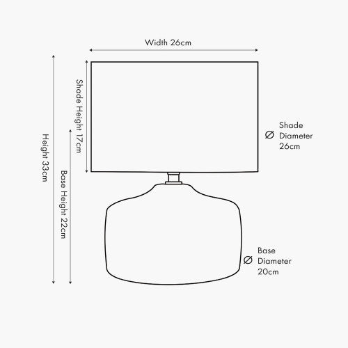 Flora Table Lamp- White Floral Ceramic