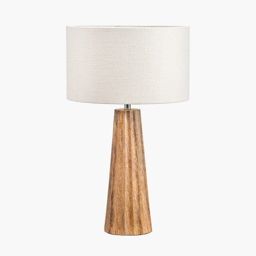 Draydon Table Lamp - Black/ Natural Wash