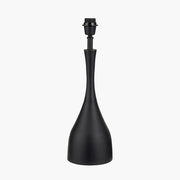 Llora Matt Black Metal Curved Table Lamp Base
