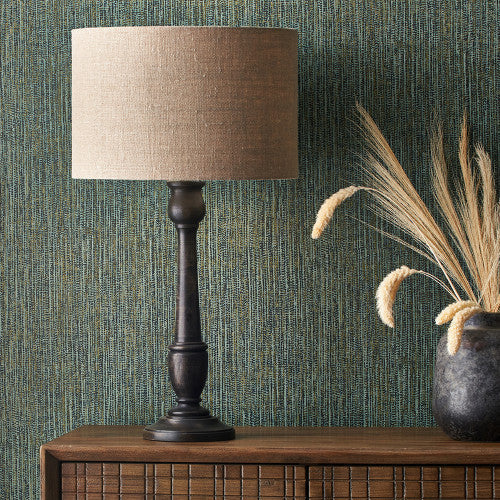 Captiva Black/White Wash Wood Table Lamp  - Base Only