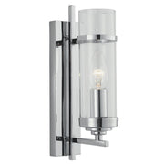 Milo 1Lt Wall Light - Chrome