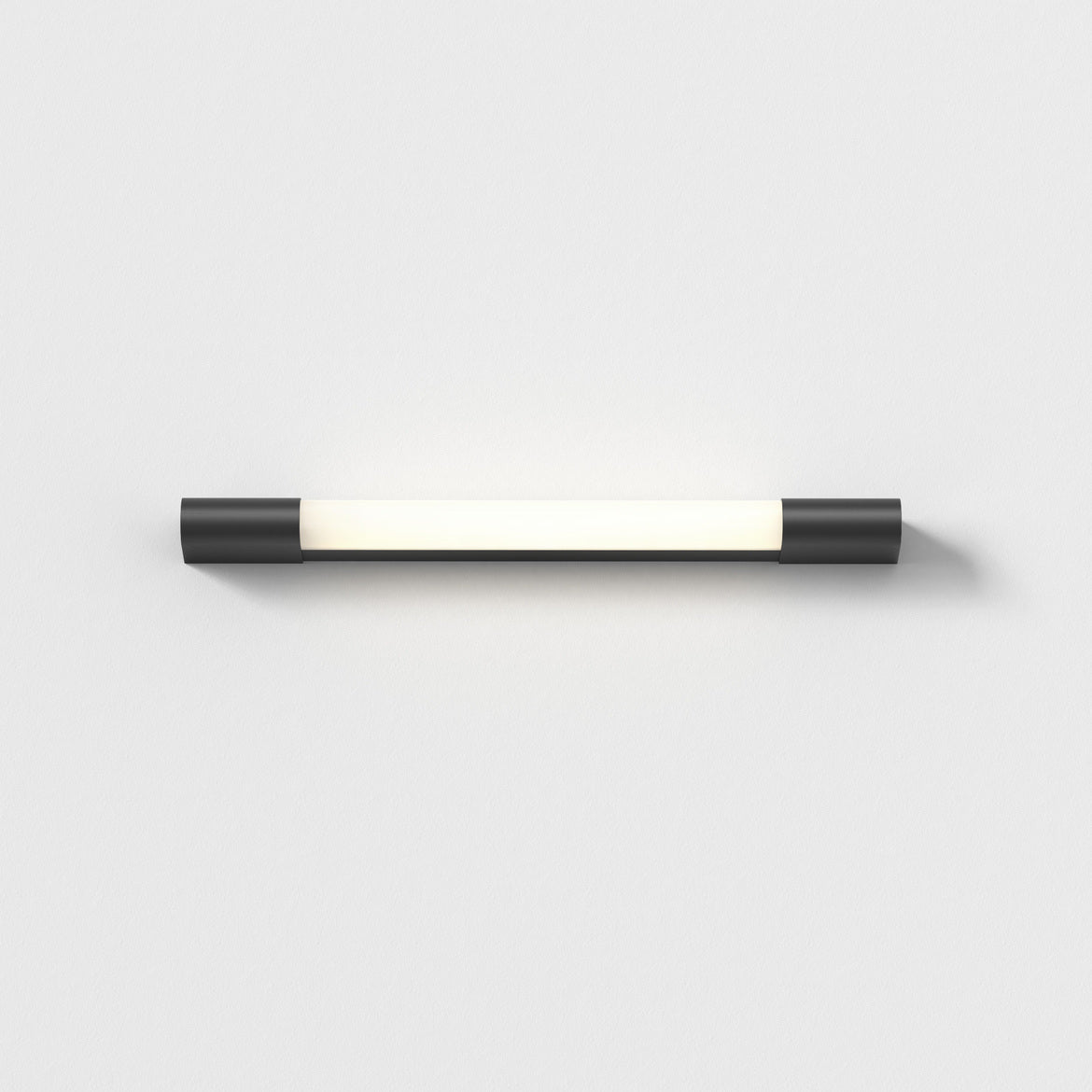Palermo 600/ 900 LED Bathroom Light IP44 - Matt Black, Polished Chrome