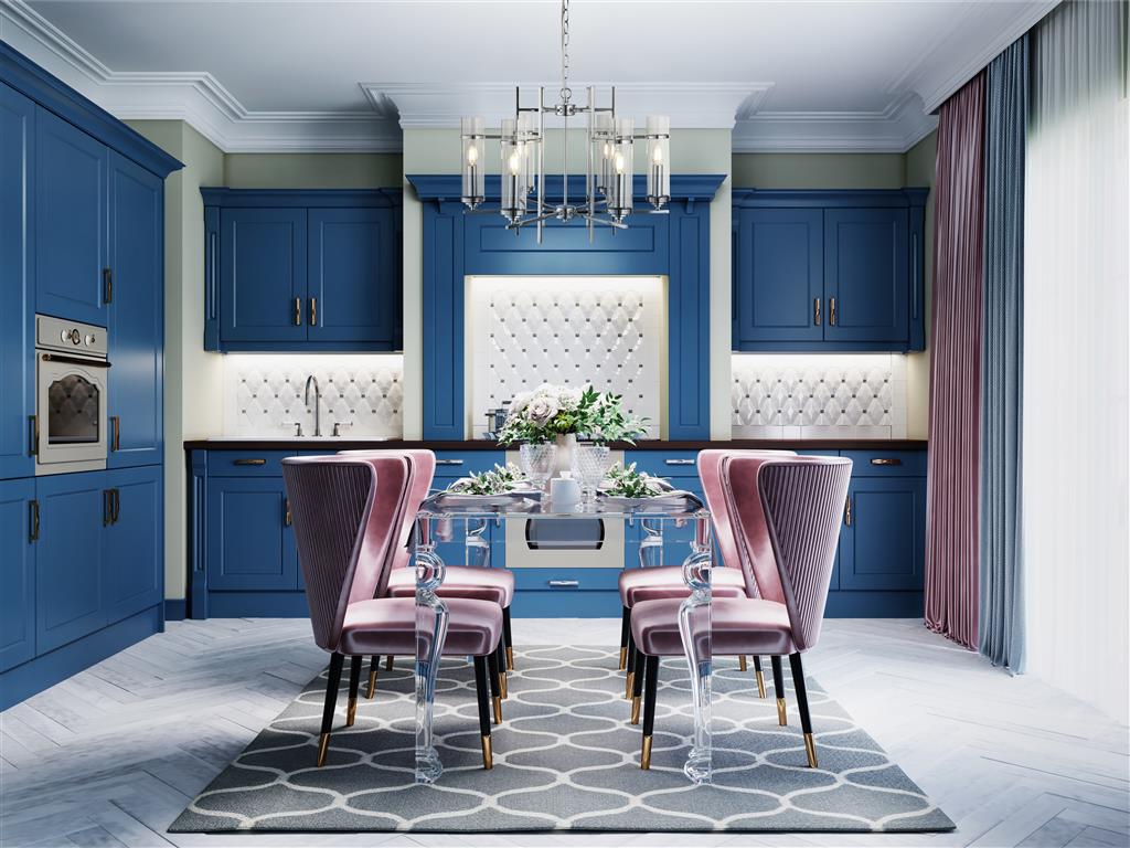 Milo 4/6Lt Multi-Arm Pendant - Chrome Metal & Glass