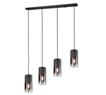 Robin 3/4Lt Linear Pendant - Black