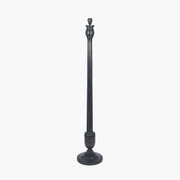 Captiva Antique Black Mango Wood Floor Lamp Base