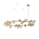 Perlage SP30 Centre Ceiling Light  - Brass/Black Finish