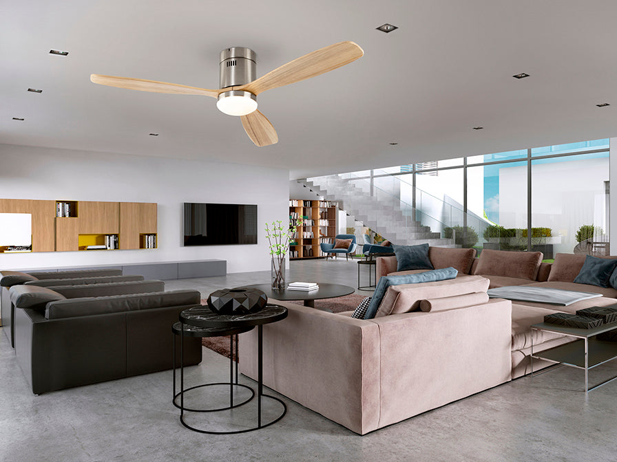 Sirocco Ceiling fans Ø 132 cm- Various Finishes