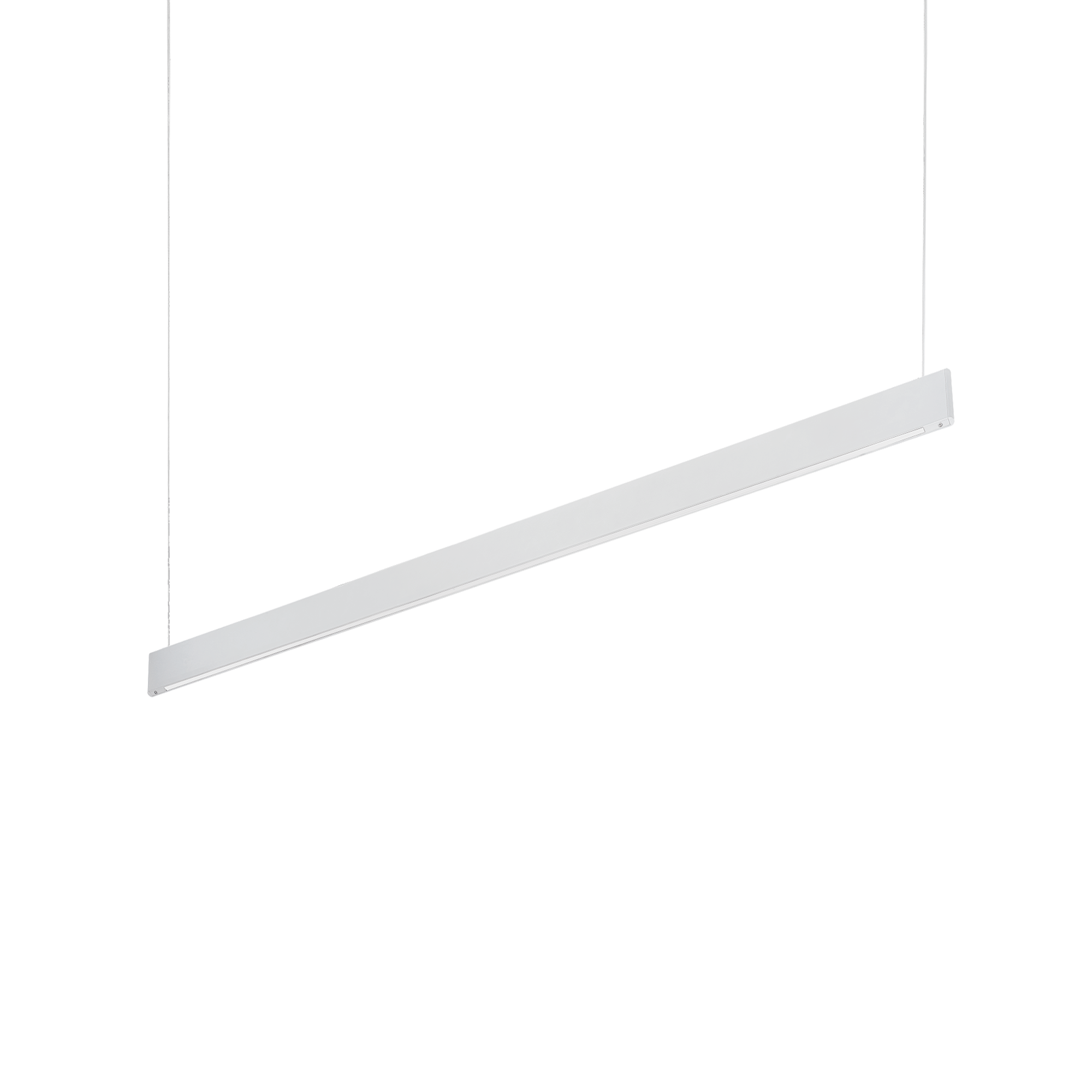 Desk Wide LED Linear Pendant - Black/White