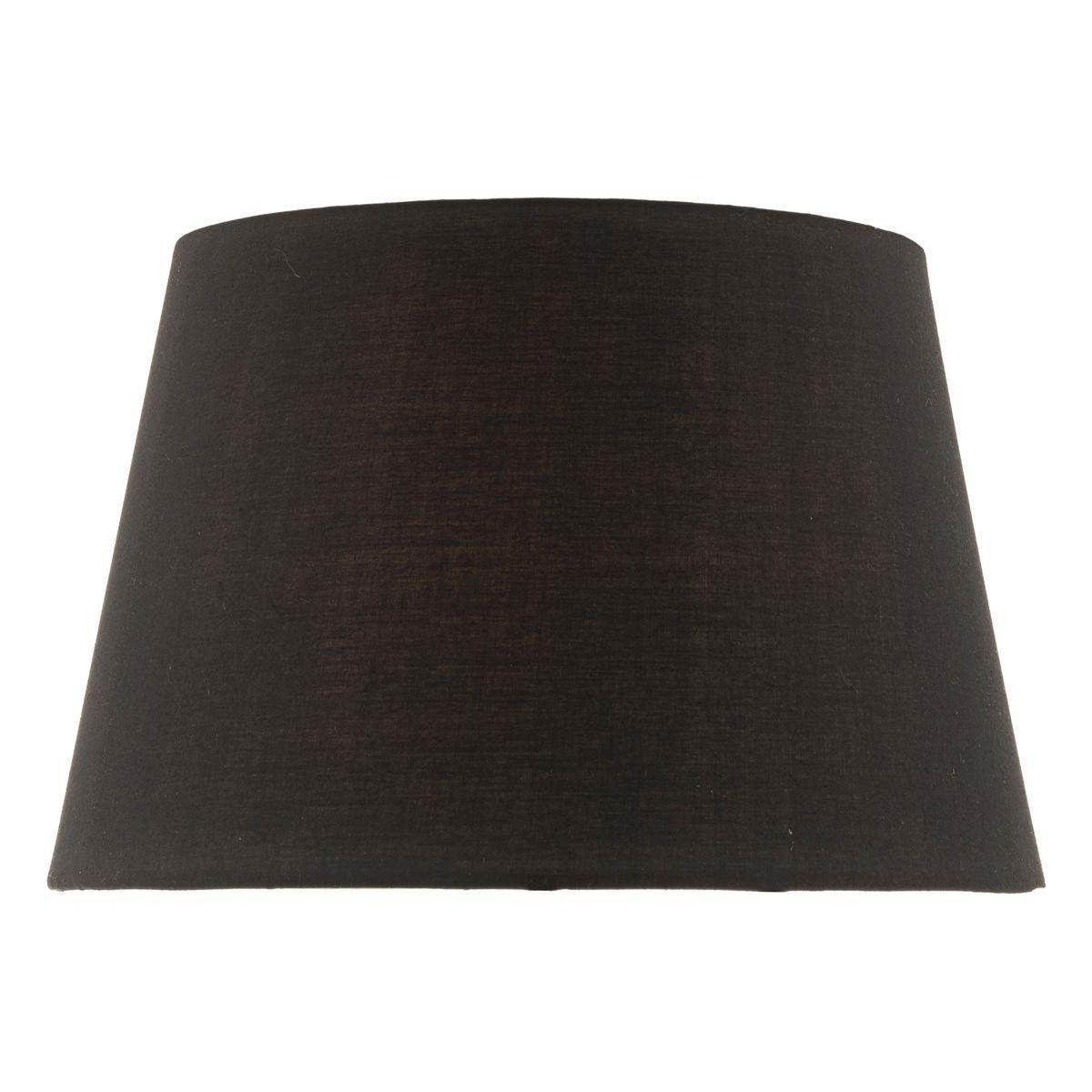 36CM Black Cotton Tapered Drum Shade - Cusack Lighting