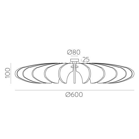 Rosa Del Desierto Wall lamp- Small/ Large