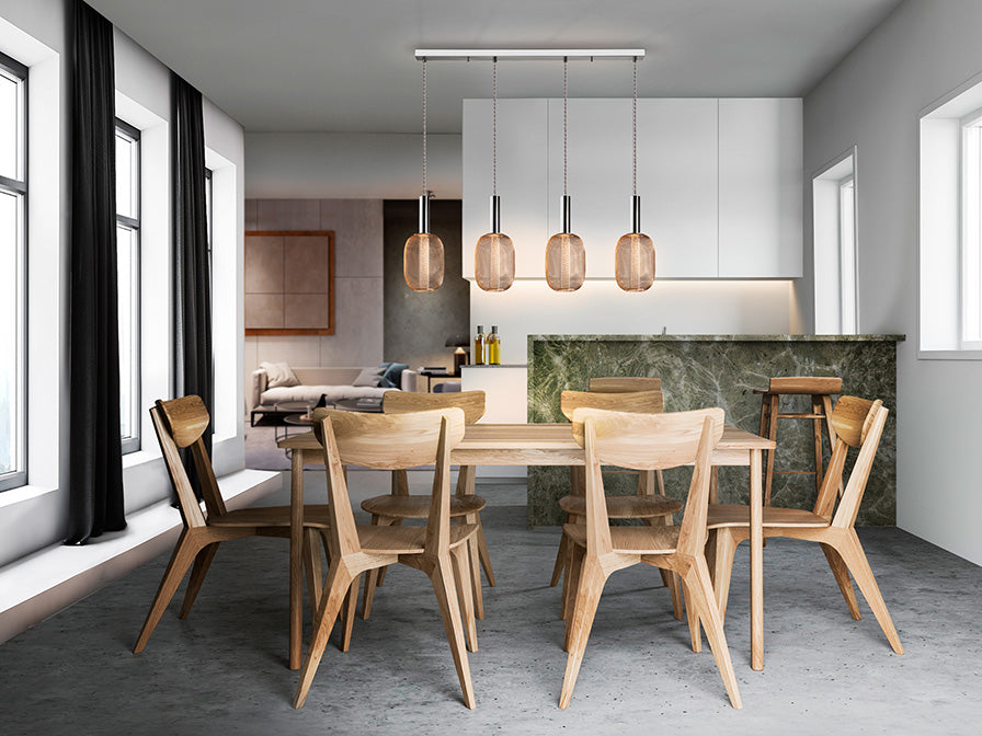 Micron Kitchen Light - Chrome & Gold/Gold & Black Finish