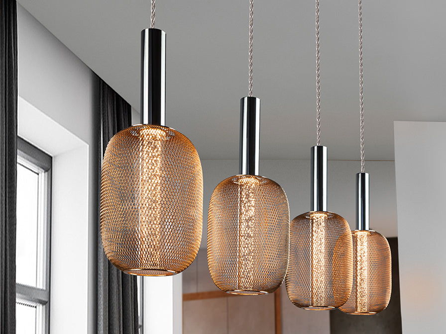 Micron Kitchen Light - Chrome & Gold/Gold & Black Finish