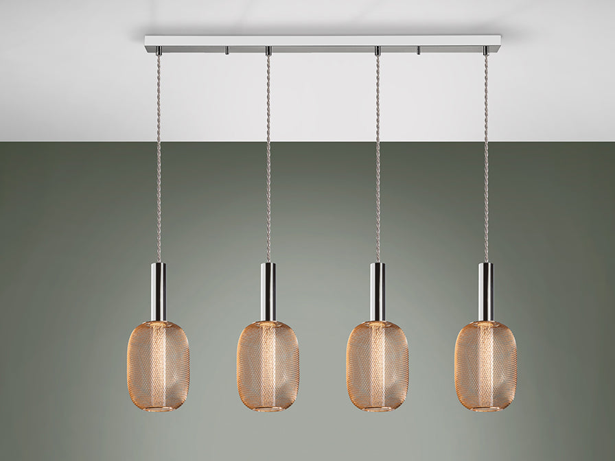 Micron Kitchen Light - Chrome & Gold/Gold & Black Finish