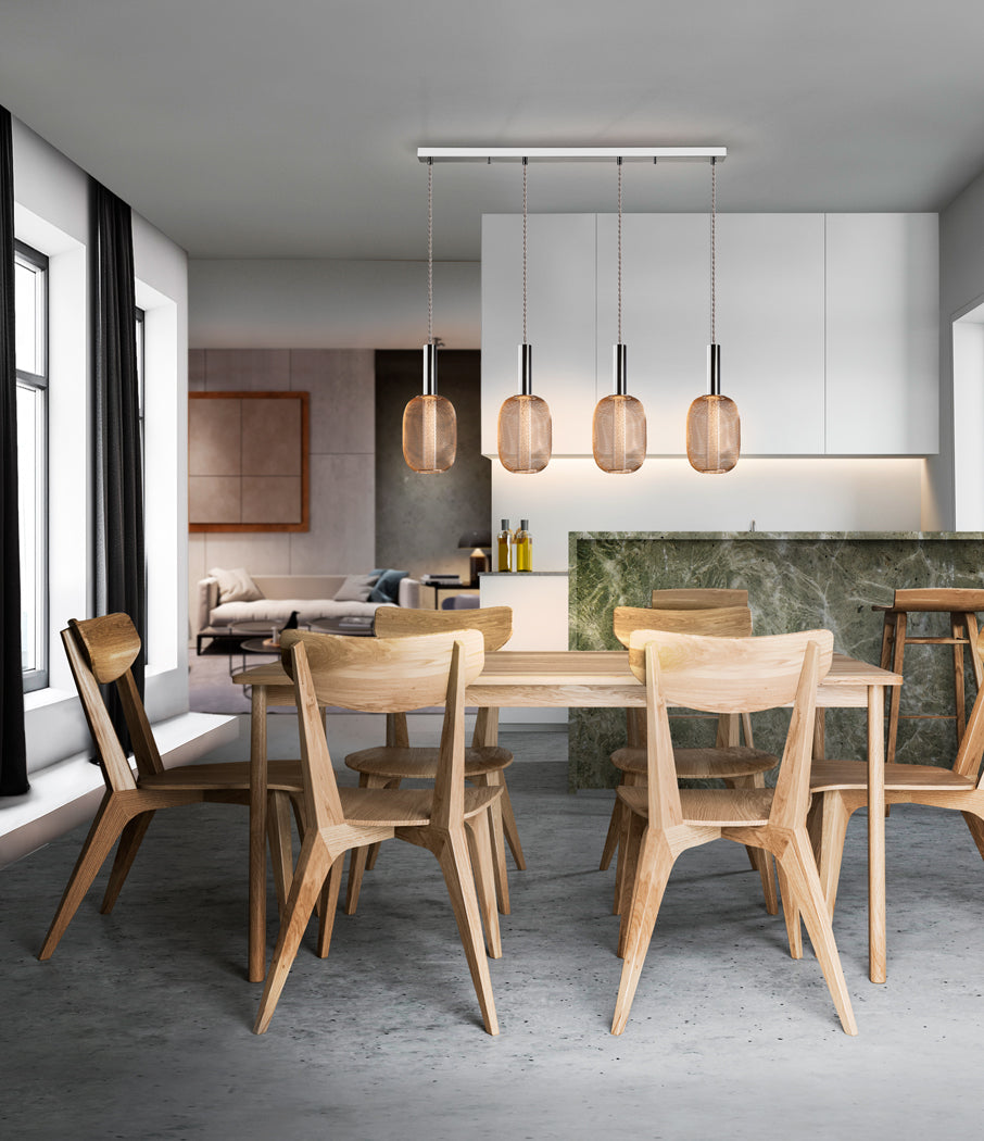 Micron Kitchen Light - Chrome & Gold/Gold & Black Finish