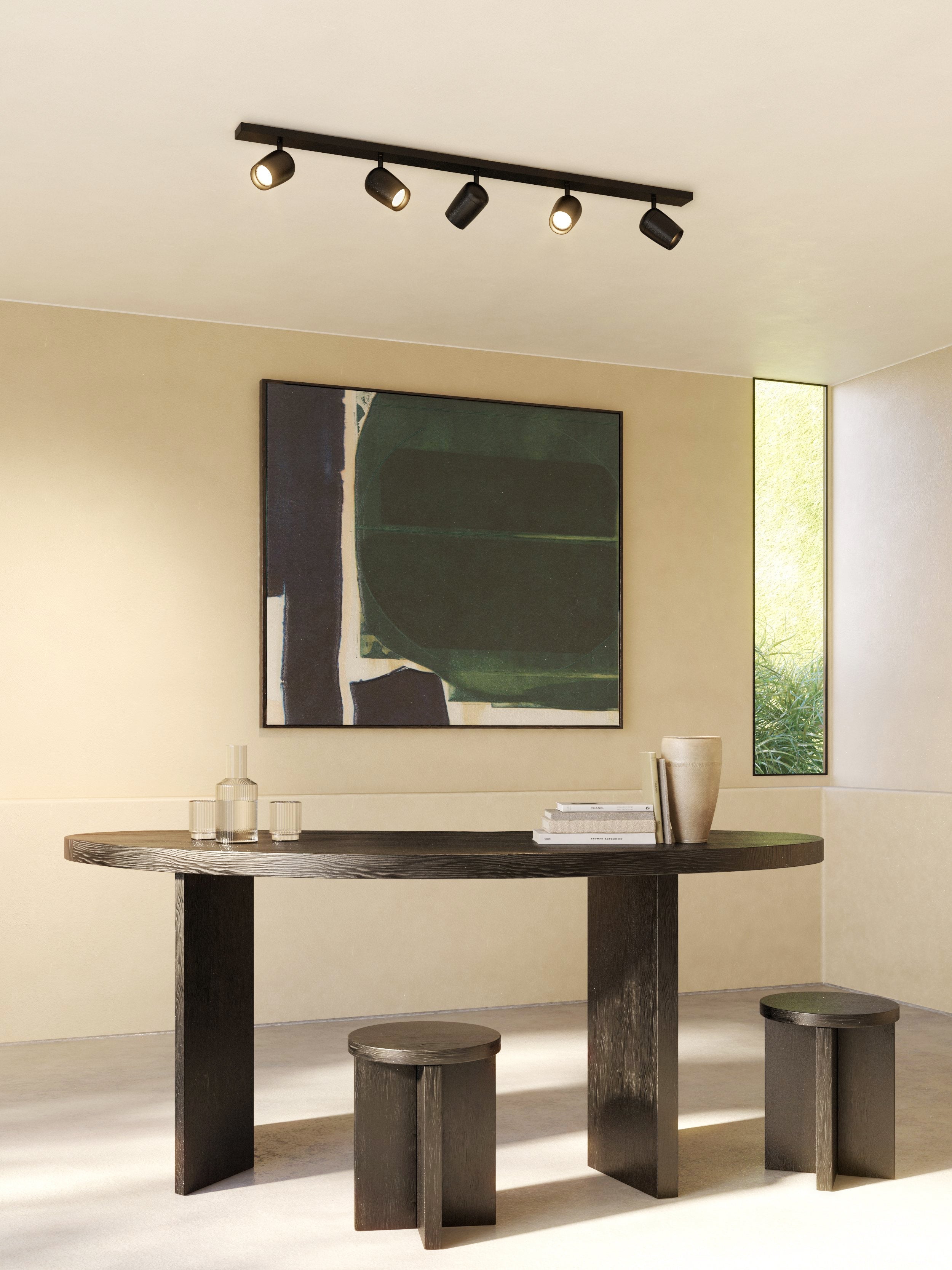 Koto 3/4/5Lt Bar Spotlight IP20  - Black/White