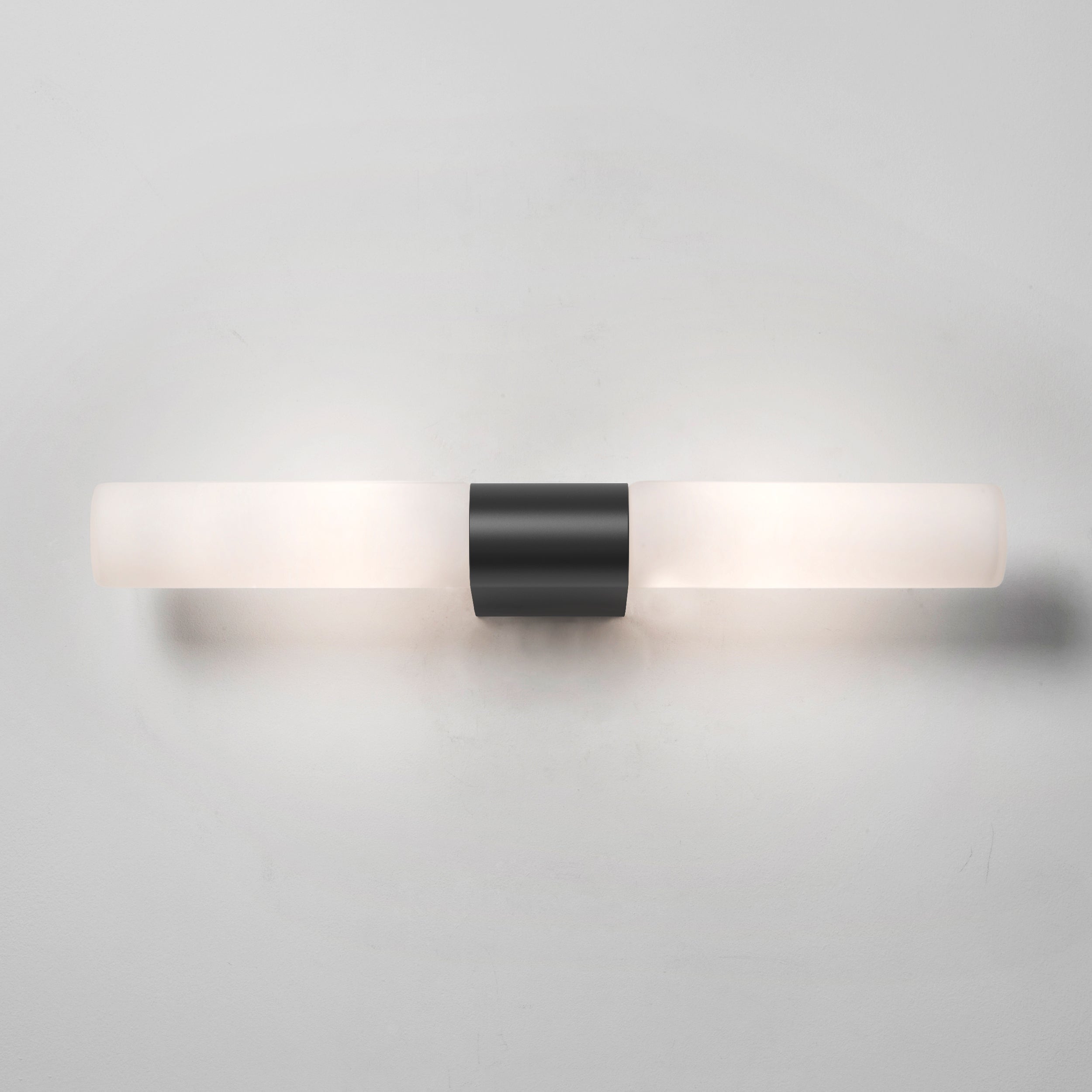 Padova Bathroom Wall Light- Polished Chrome/ Matt Black
