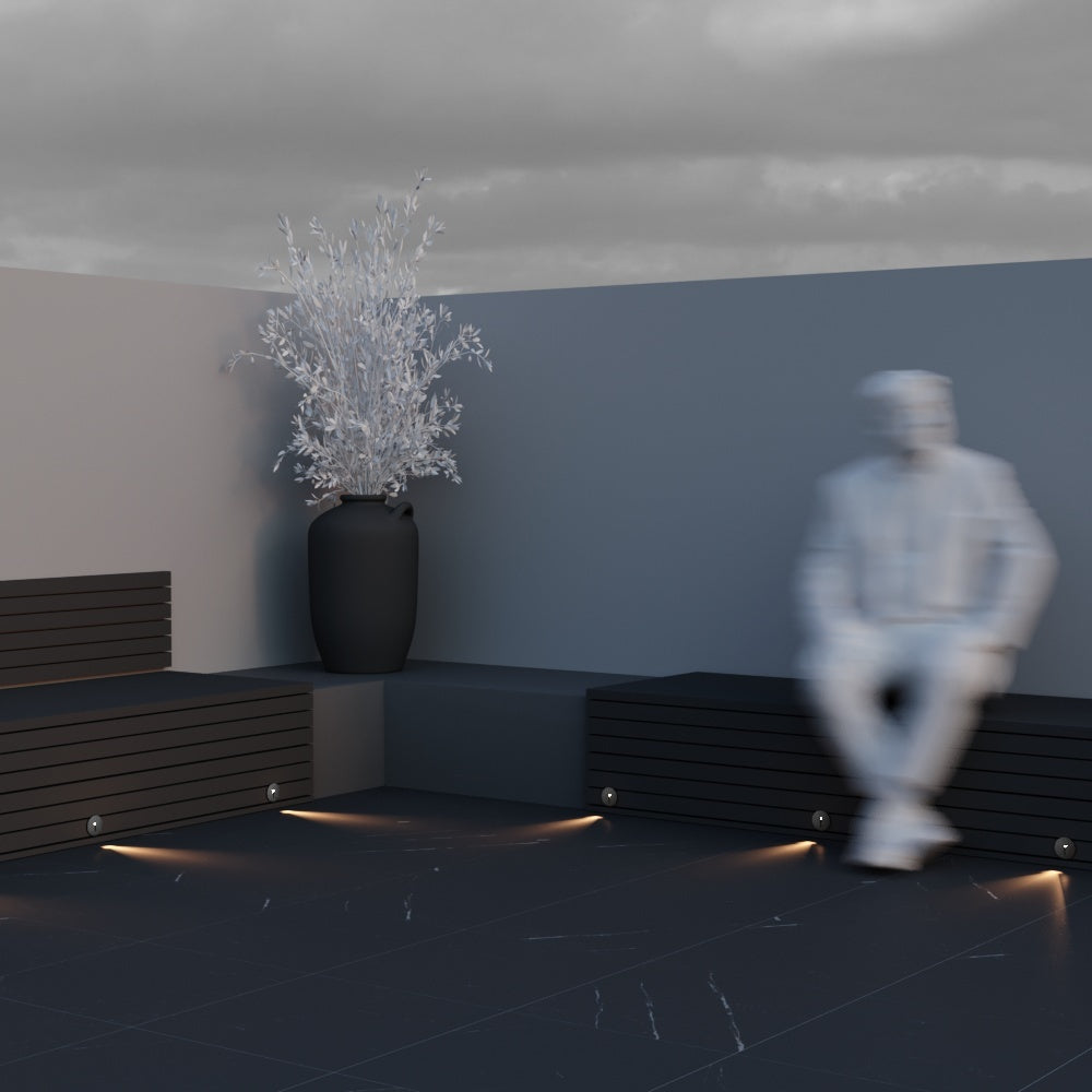 Lighting for stairs Lock Black & White - Finish