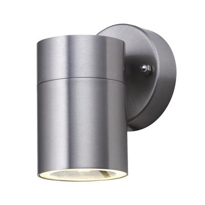 Metro Outdoor Wall Light - Stainless Steel Metal & Glass