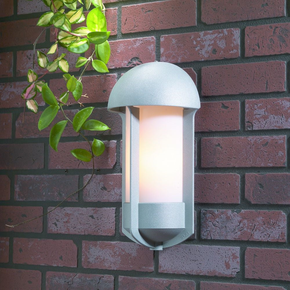 Tyr Grey/Black Wall Light E27 IP23