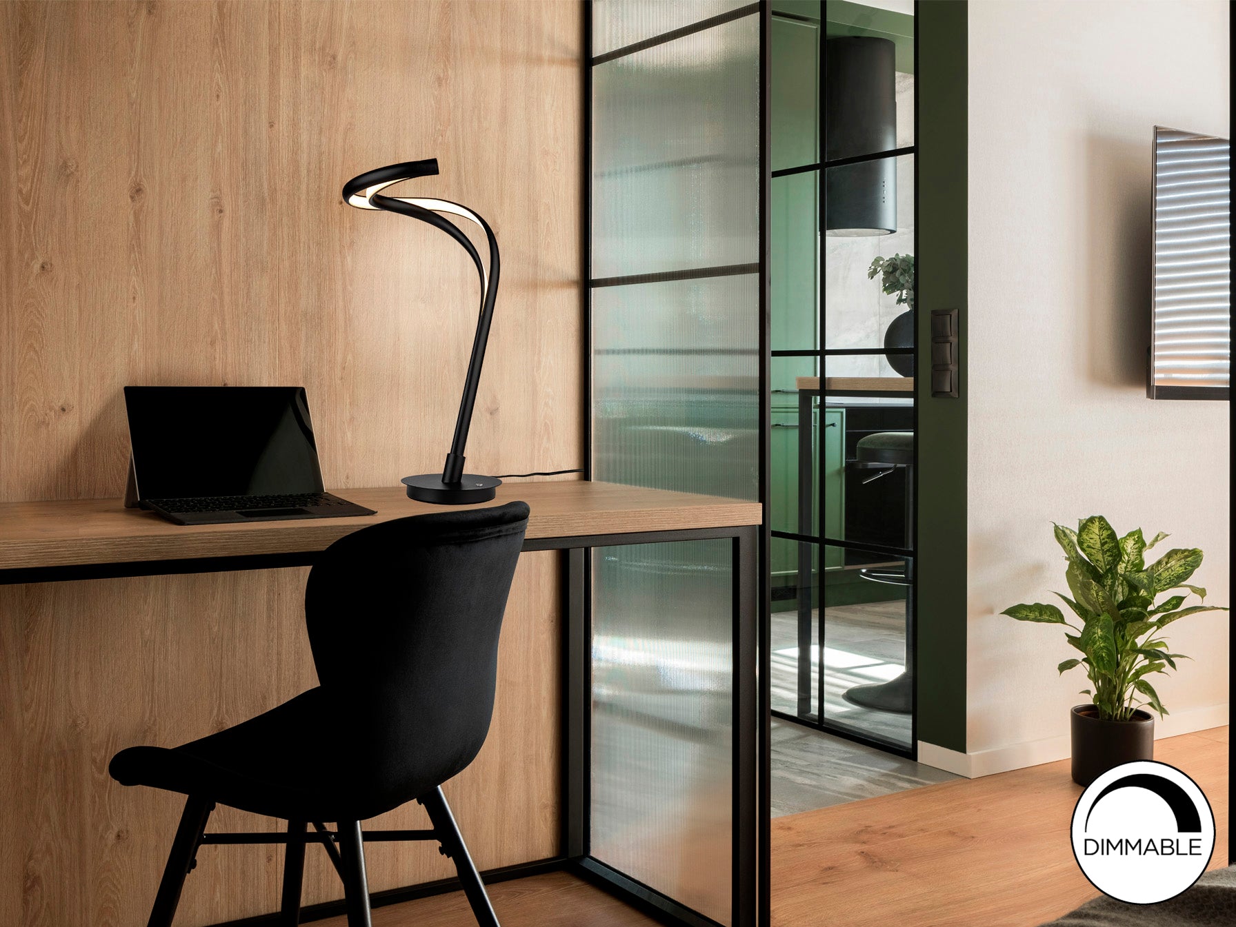 Danza Black Table Lamp