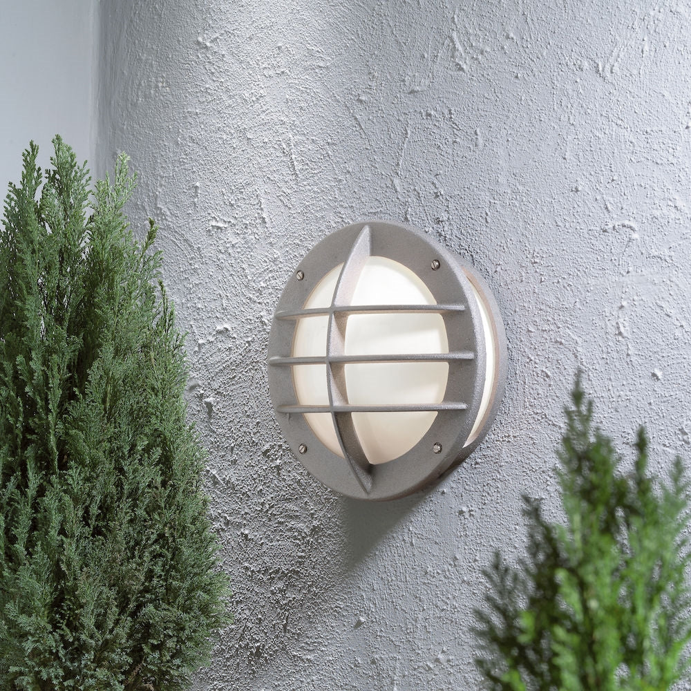 Oden Aluminium Flush Wall Light IP23 - Various Finishes
