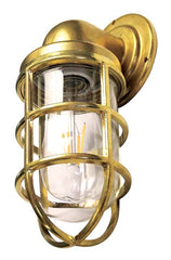 SOLID BRASS SWAN NECK WALL FIXTURE CLEARANCE