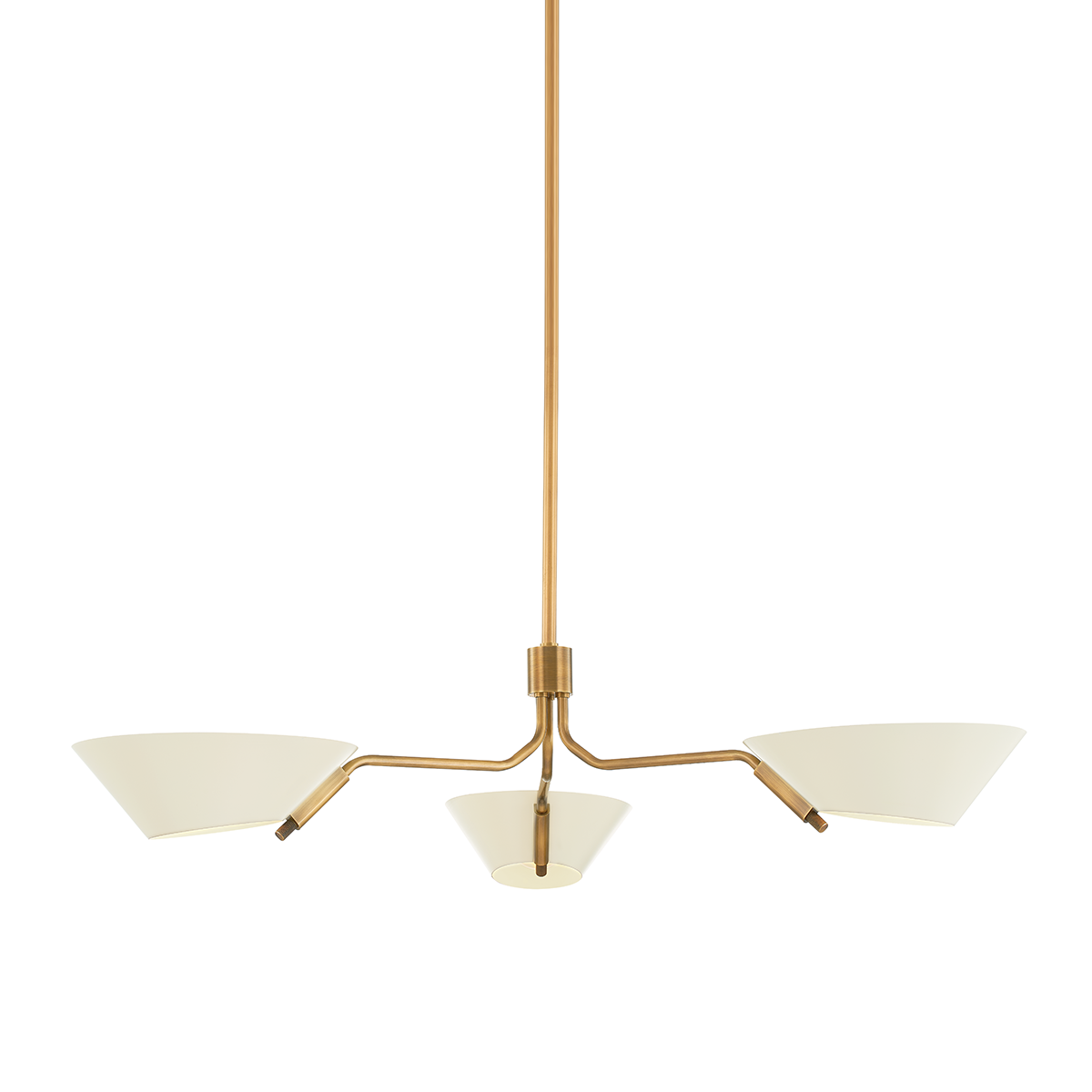 Sacramento 3Lt Chandelier - Polished Brass