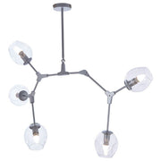 Abira 5Lt Silver Finish Pendant Lamp